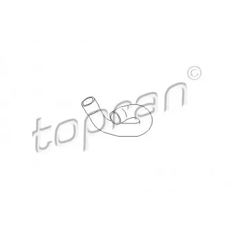 Durite de radiateur TOPRAN OEM 24421116