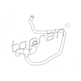 TOPRAN 207 502 - Durite de radiateur