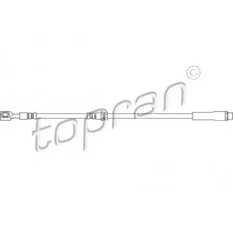 Flexible de frein TOPRAN 207 534 pour OPEL ASTRA 1.6 EcoTec - 103cv