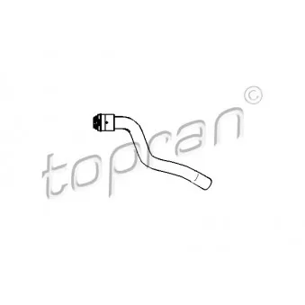 Durite de radiateur TOPRAN 207 685