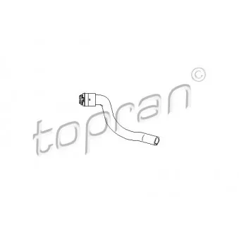 Durite de radiateur TOPRAN 207 687