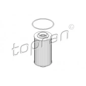 Filtre à huile TOPRAN 207 727 pour OPEL INSIGNIA 2.8 V6 Turbo 4x4 OPC - 325cv