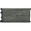 Radiateur, refroidissement du moteur TOPRAN [208 205]