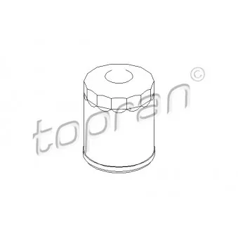 Filtre à huile TOPRAN 300 081 pour RENAULT TRUCKS D 1.8 TD - 88cv