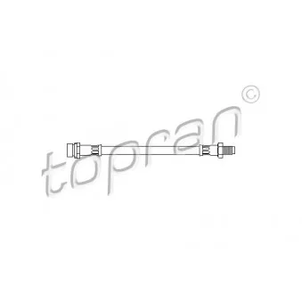 TOPRAN 301 057 - Flexible de frein