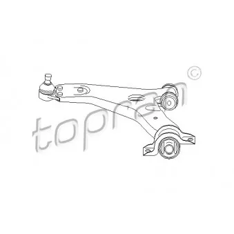 Bras de liaison, suspension de roue avant gauche TOPRAN OEM 1212810