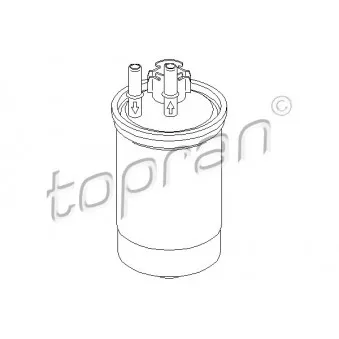 TOPRAN 301 660 - Filtre à carburant