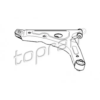 TOPRAN 302 018 - Bras de liaison, suspension de roue avant gauche