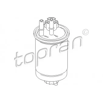 TOPRAN 302 129 - Filtre à carburant