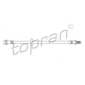 TOPRAN 302 258 - Flexible de frein