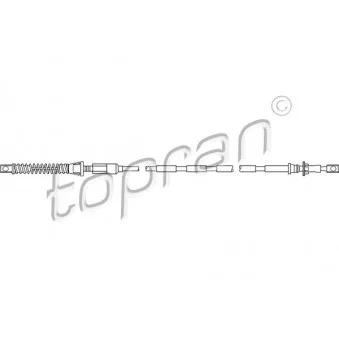 TOPRAN 302 770 - Câble d'accélération