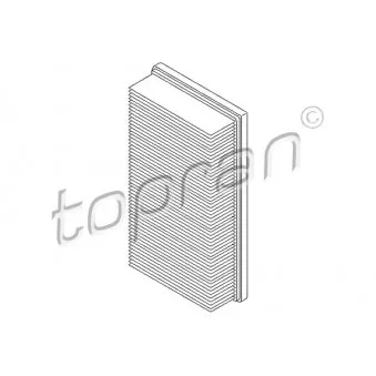 Filtre à air TOPRAN 302 794 pour FORD TRANSIT 2.5 TD - 75cv