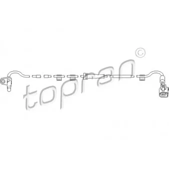TOPRAN 303 960 - Capteur, vitesse de roue arrière gauche