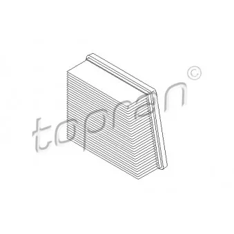 TOPRAN 304 054 - Filtre à air