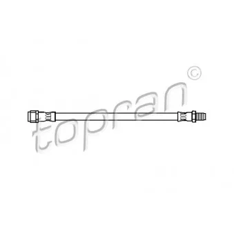 Flexible de frein TOPRAN 401 062 pour MERCEDES-BENZ CLASSE A A 200 CDI - 136cv