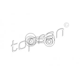 TOPRAN 500 163 - Entretoise/tige, stabilisateur
