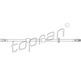 TOPRAN 500 199 - Flexible de frein
