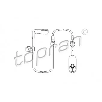 TOPRAN 500 658 - Détecteur de l'usure des plaquettes de frein