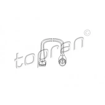 TOPRAN 500 669 - Détecteur de l'usure des plaquettes de frein