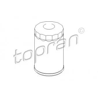 Filtre à huile TOPRAN 500 726
