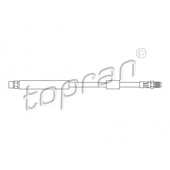 TOPRAN 500 754 - Flexible de frein