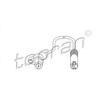 Capteur, vitesse de roue TOPRAN OEM 1181126