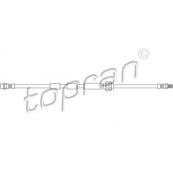 TOPRAN 501 127 - Flexible de frein