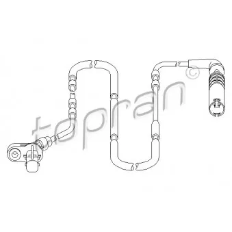 TOPRAN 501 237 - Capteur, vitesse de roue