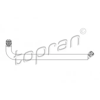TOPRAN 501 418 - Flexible, aération de la housse de culasse