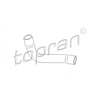 Durite de radiateur TOPRAN [501 553]