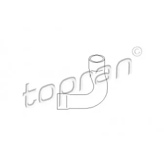 TOPRAN 501 570 - Durite de radiateur