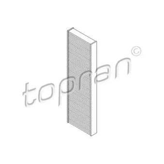 TOPRAN 501 653 - Filtre, air de l'habitacle