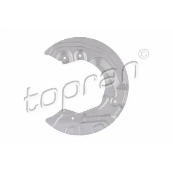 TOPRAN 503 000 - Déflecteur, disque de frein avant gauche