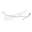 TOPRAN 503 790 - Tirette de capot moteur