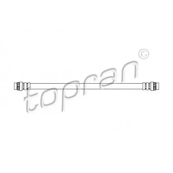 Flexible de frein TOPRAN 700 213 pour RENAULT MEGANE 1.9 dCi - 80cv