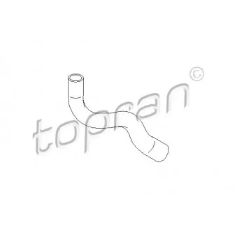 Durite de radiateur TOPRAN OEM 7700435711