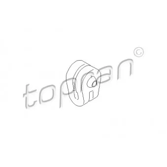 Support, silencieux TOPRAN 700 617 pour RENAULT LAGUNA 3.0 24V - 190cv