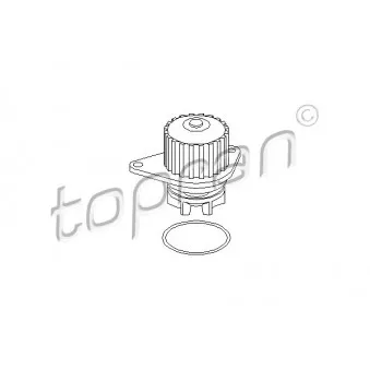Pompe à eau TOPRAN 720 165 pour CITROEN XSARA 1.4 LPG - 75cv