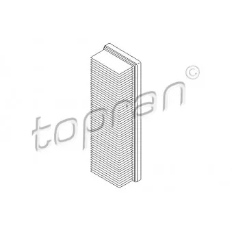 Filtre à air TOPRAN 720 752 pour CITROEN XSARA 1.8 i Aut. - 101cv