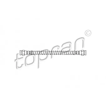 Flexible de frein TOPRAN 720 898 pour CITROEN XSARA 1.4 LPG - 75cv