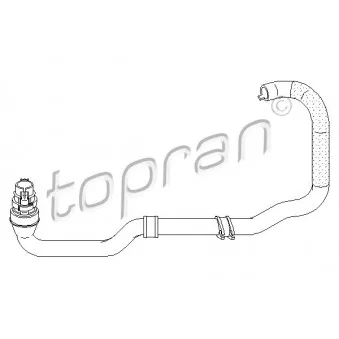 TOPRAN 721 449 - Durite de radiateur