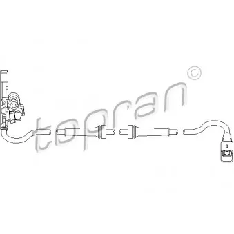 TOPRAN 721 609 - Capteur, vitesse de roue