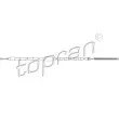 TOPRAN 721 632 - Tirette à câble, frein de stationnement