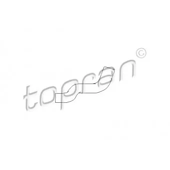Durite de radiateur TOPRAN 721 827 pour CITROEN BERLINGO 1.4 i bivalent - 75cv