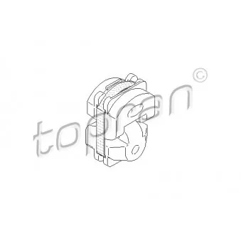 Support, silencieux TOPRAN OEM 0219-14-0160P