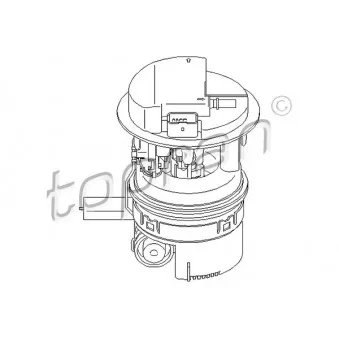 Unité d'injection de carburant TOPRAN 722 048 pour PEUGEOT 307 1.6 BioFlex - 109cv