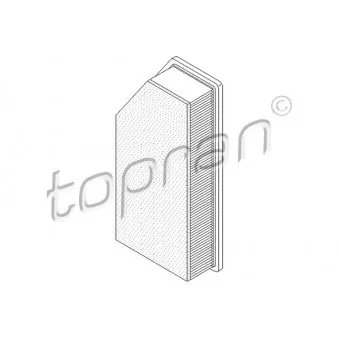 Filtre à air TOPRAN 722 560 pour CITROEN C5 2.7 HDI - 204cv