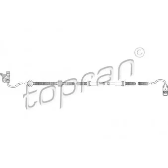 Capteur, vitesse de roue TOPRAN 722 804 pour CITROEN C5 2.0 - 140cv