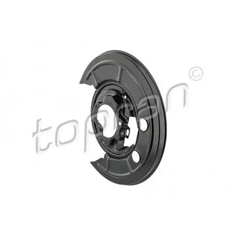 TOPRAN 724 053 - Déflecteur, disque de frein arrière gauche