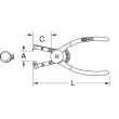 KS TOOLS 115.1040 - Pince, Collier de tuyau